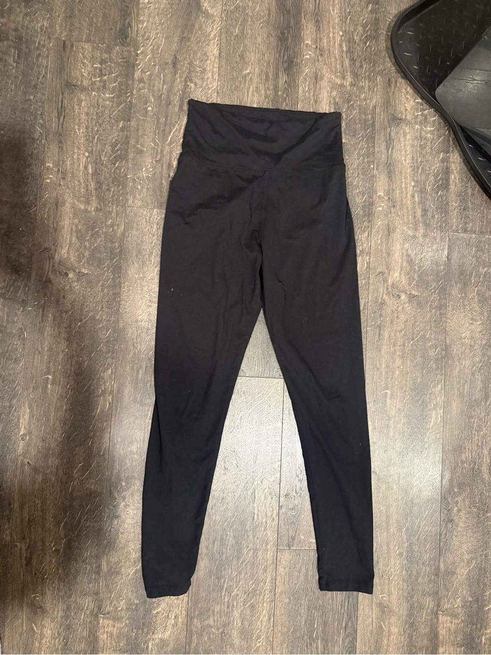 Kids Black High-Waist Leggings
